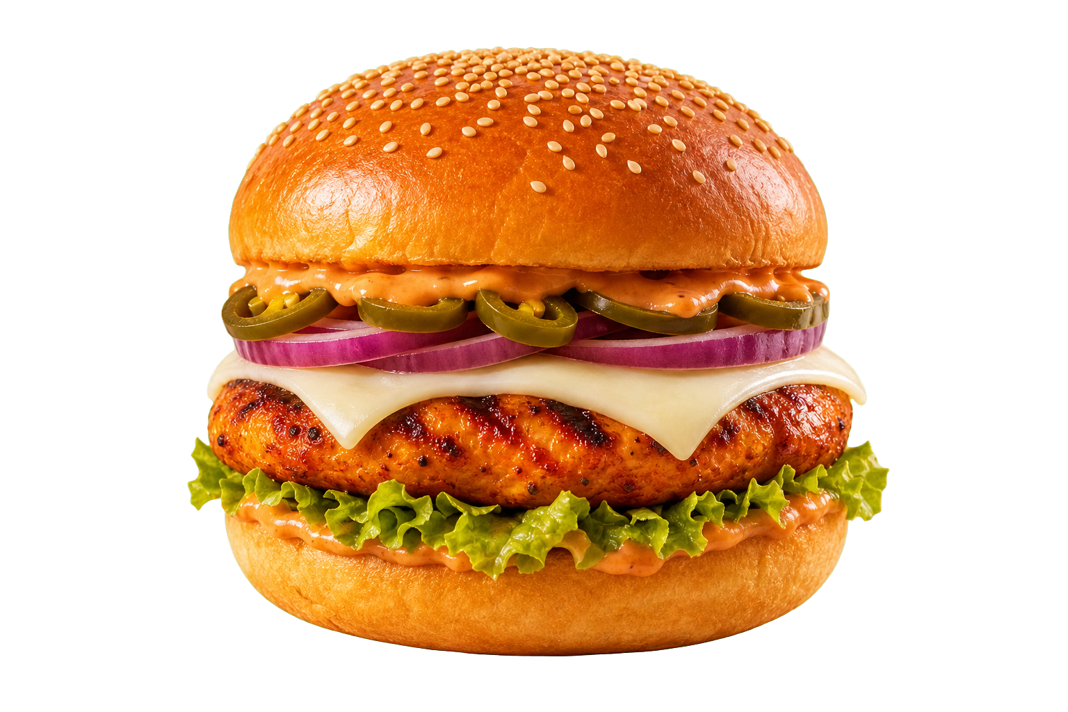 Spicy burger on special offer